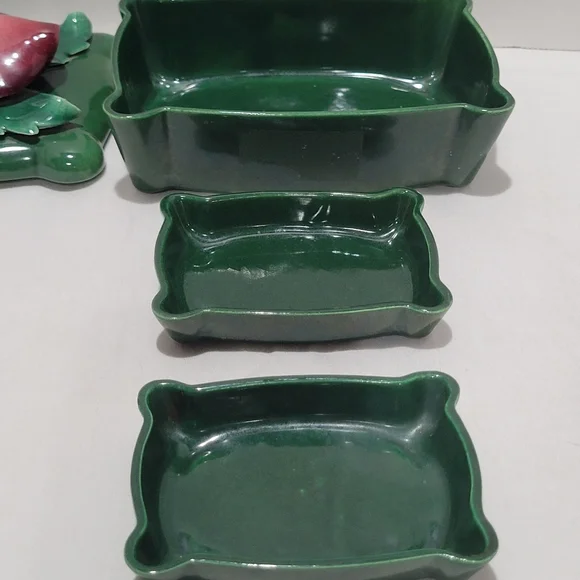 Johannes Brahm California 965 trinket box 3pc ceramic w lid - Picture 11 of 13